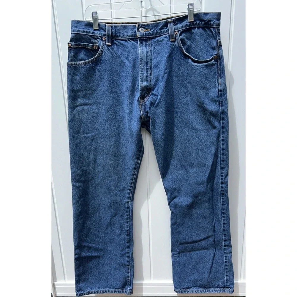 Levi's Men's 38x30 517 Bootcut Blue Jeans Zip Fly Medium Wash #9527
